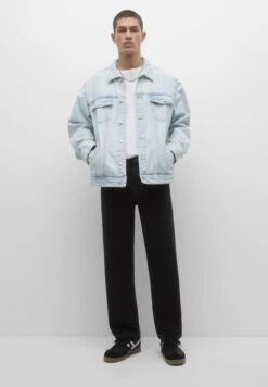 PULL & BEAR Wide - Relaxed Fit Jeans - Black -Herenkledingwinkel deaad8f29aa1417b96a8d97da6eccbb3