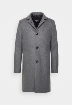 J.Lindeberg Holger Melton Coat - Mantel - Mid Grey Melange -Herenkledingwinkel decfab5bcd294b989c19ee2a2a4e21f0