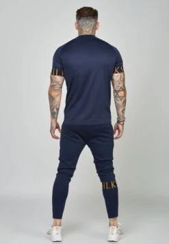 SikSilk Short Sleeve Dynamic Tech - T-Shirt Print - Navy -Herenkledingwinkel df11819457614a84bcb9eee3f44ece43