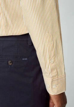 Hackett London Essential Bengal Stripe - Overhemd - White Yelow -Herenkledingwinkel e166c751c12c4a67bab31344c7e66786