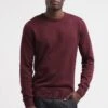 Pier One Basic Crewneck - Trui - Bordeaux -Herenkledingwinkel eb0e723b2058424e9a31aa5c1f372c09