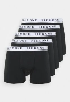 Pier One 5 Pack - Onderbroeken - Black/White -Herenkledingwinkel f8a9961bde104c46bfc1ad8306228a42