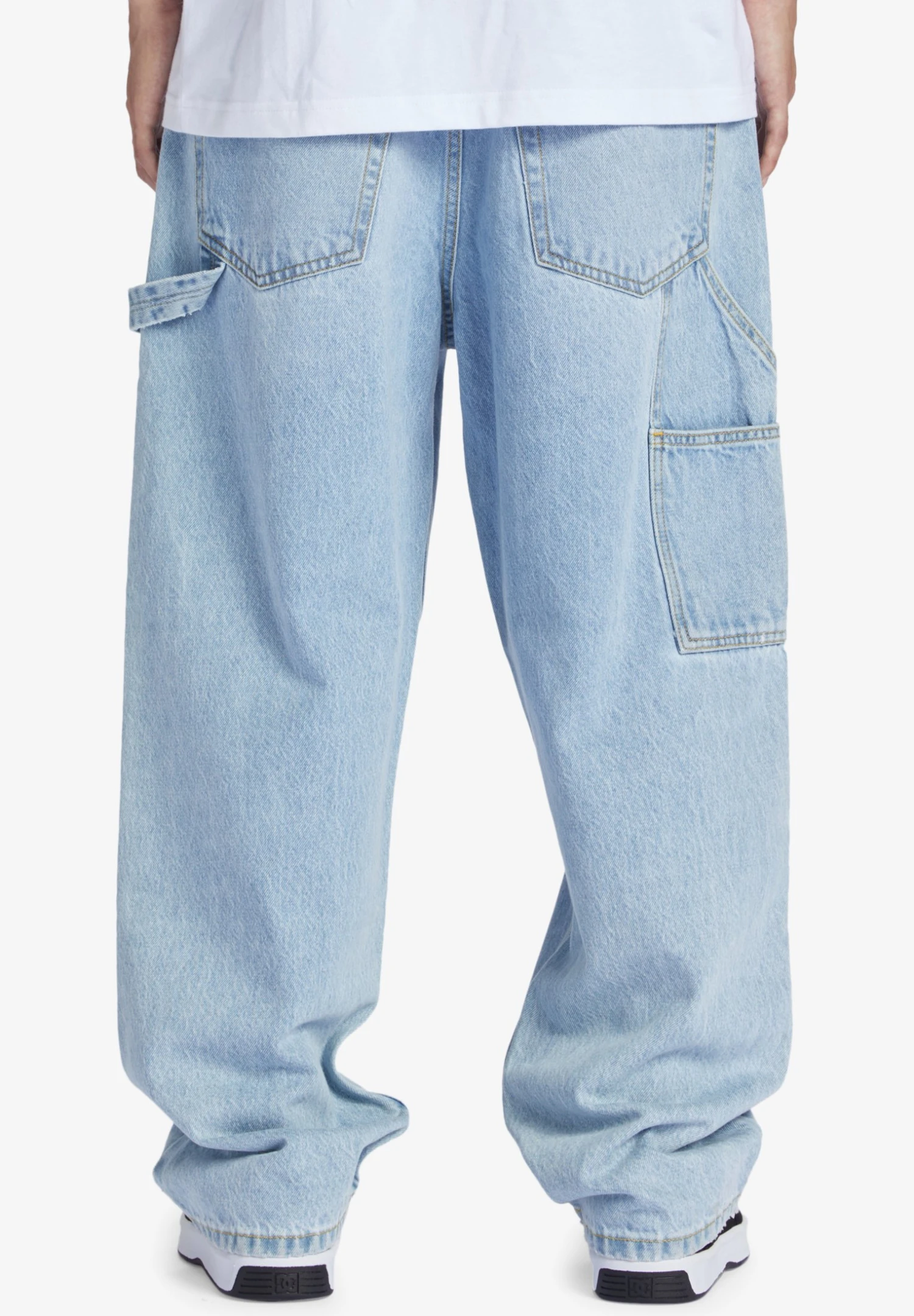 DC SHOES Worker Baggy Kvaw - Relaxed Fit Jeans - Indigo Light 4 DC SHOES Worker Baggy Kvaw - Relaxed Fit Jeans - Indigo Light - Afbeelding 2